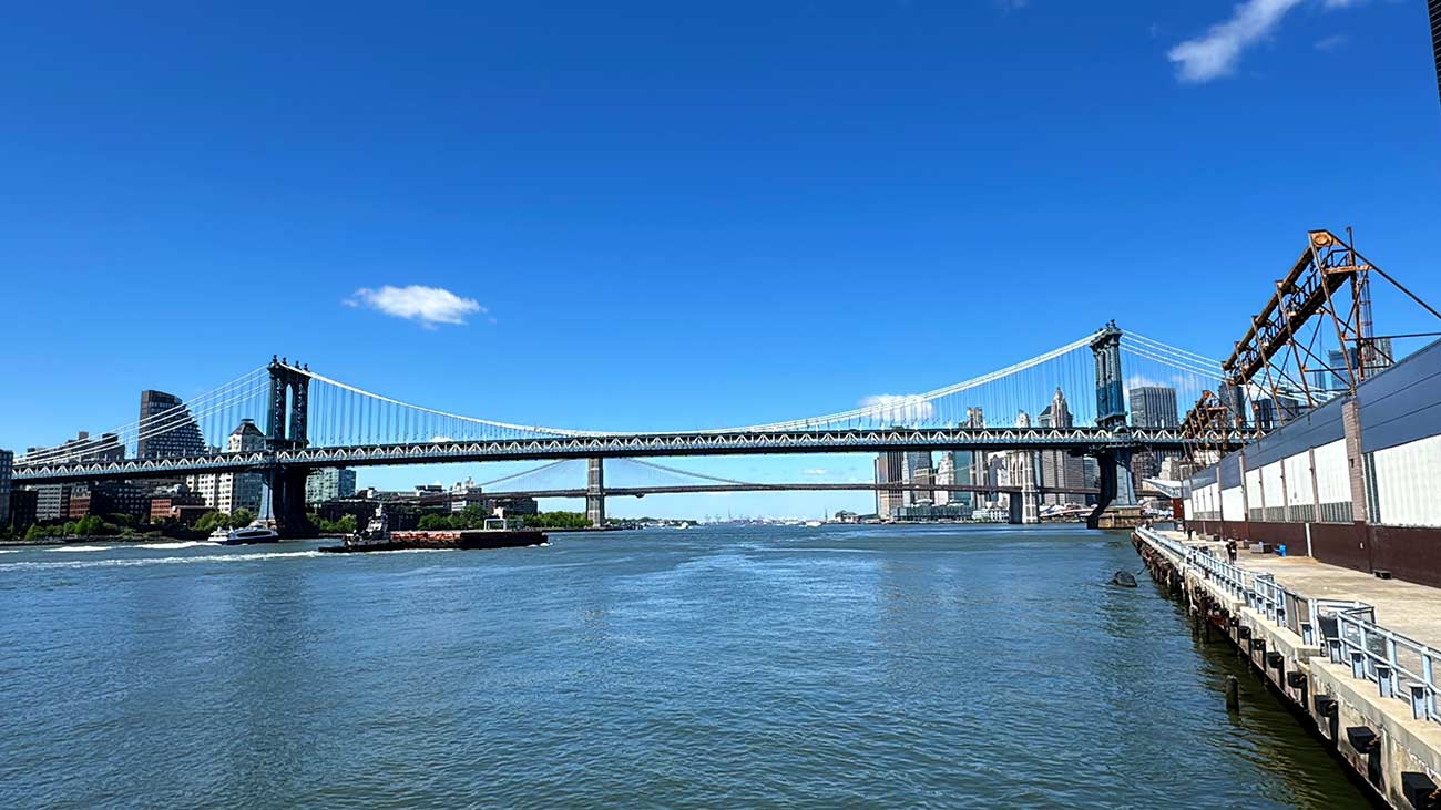 New York Harbor view during a Manhattan Scenic Cruises sightseeing tour.